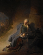 Rembrandt van Rhijn - Jeremiah lamenting the Destruction of Jerusalem