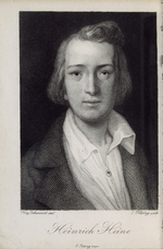 Felsing, Jacob - Portrait of the poet Heinrich Heine (1797-1856)