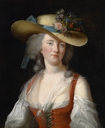 Vigée Le Brun, Louise Élisabeth - Portrait of Anne Catherine Le Preudhomme de Chatenoy, Comtesse de Verdun, as fine gardener
