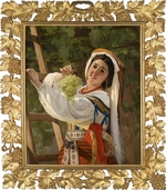 Sorokin, Yevgraf Semyonovich - A laughing Girl in South Italian dress