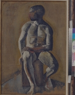 Le Dantyu, Mikhail Vasilyevich - Portrait of Kirill Zdanevich (1892-1969)
