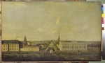Anonymous - View of the Nevsky Prospekt from the Police Bridge with the Stroganov Palace