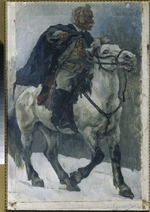 Surikov, Vasili Ivanovich - Alexander Suvorov on horseback