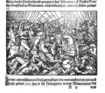 Anonymous - Tsar Ivan IV conquering Kazan (From Die Moskouitische Chronica by S. Herberstein)