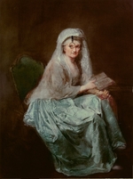 Therbusch-Lisiewska, Anna Dorothea - Self-portrait with monocle