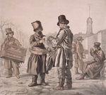 Shchedrovsky, Ignati Stepanovich - Street Sbiten Seller (From the Series These Are Our People)