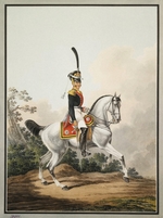 Shiflard, Samuel - Field-Officer of the Preobrazhensky Regiment on Horseback