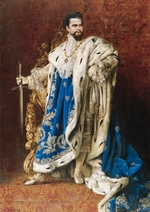 Schachinger, Gabriel - Ludwig II as the Grand Master of the Order of the Knights of St George