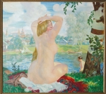 Kustodiev, Boris Michaylovich - A Bather