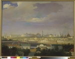 Anonymous, 18th century - View of the Moscow Kremlin from the Bolotnaya (Marsh) square
