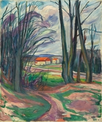 Munch, Edvard - Landscape in Skoyen