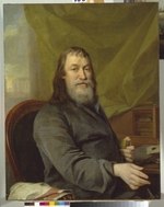 Levitsky, Dmitri Grigorievich - Portrait of Ivan Kharitonovich Bilibin (the Great)