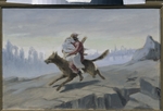 Perov, Vasili Grigoryevich - Ivan Tsarevich riding the Gray Wolf