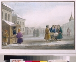 Pluchart, Eugéne - Street Tobacco Vendor at the Tobacco Store