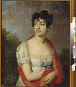Borovikovsky, Vladimir Lukich - Portrait of Princess Maria Fyodorovna Baryatinskaya, née Keller (1792-1858)