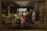 Repin, Ilya Yefimovich - The Recruit Farewell