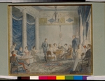 Anonymous - The Salon of Olenin Family in Priyutino