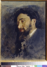 Repin, Ilya Yefimovich - Portrait of the author Vsevolod Mikhailovich Garshin (1855-1888)