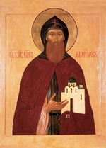 Russian icon - Saint Daniel of Moscow