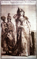 Anonymous - Mehpeyker Sultan with her court servants