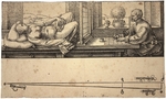 Dürer, Albrecht - Artist Drawing a Nude with Perspective Device