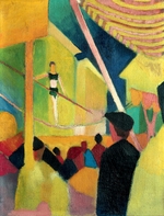 Macke, August - Tightrope walker
