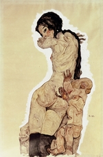 Schiele, Egon - Mother and Child