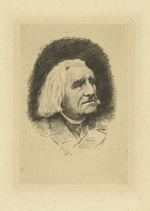 Dake, Carel Lodewijk - Portrait of the Composer Franz Liszt (1811-1886)