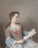 Liotard, Jean-Étienne - A girl reading (La liseuse)
