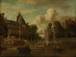 Storck, Abraham - The arrival of the embassy of Muscovy in Amsterdam on August 1697