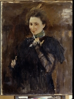 Serov, Valentin Alexandrovich - Portrait of Mara Oliv (1870-1963)