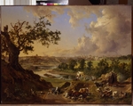 Rauch, Johann Nepomuk - View of Moscow from the Sparrow Hills