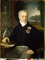 Borovikovsky, Vladimir Lukich - Portrait of the Secretary of State Dmitri Prokofievich Troshchinsky (1754-1829)