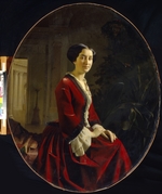 Zaryanko, Sergei Konstantinovich - Portrait of Countess Yelizaveta Christoforovna Abamelik-Lazareva