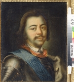 Nikitin, Ivan Nikitich - Portrait of Emperor Peter I the Great (1672-1725)
