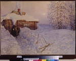 Vasnetsov, Appolinari Mikhaylovich - Banya in Winter