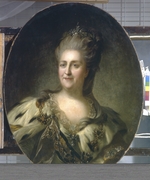 Rokotov, Fyodor Stepanovich - Portrait of Empress Catherine II (1729-1796)