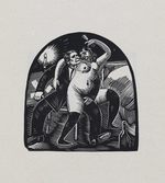 Masyutin, Vasili Nikolayevich - From the series Wine, women and cards