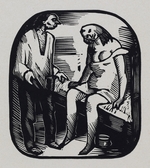 Masyutin, Vasili Nikolayevich - From the series Wine, women and cards