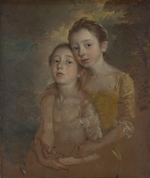 Gainsborough, Thomas - The Painter's Daughters with a Cat