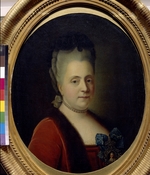 Buchholz, Heinrich - Portrait of the Lady-in-waiting Princess Daria Alexeyevna Golitsyna (1724-1798)