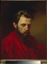 Litovchenko, Alexander Dmitrievich - Portrait of the painter Vyacheslav Grigoryevich Schwarz (1838-1869)
