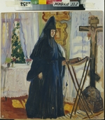 Della-Vos-Kardovskaya, Olga Ludvigovna - At the Monastic Cell. Prayer