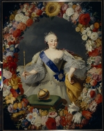 Prenner, Georg Kaspar, von - Portrait of Empress Elizabeth of Russia (1709-1762)