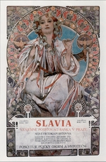 Mucha, Alfons Marie - Slavia (Poster)