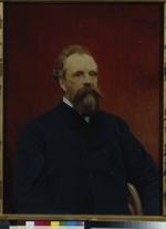 Serov, Valentin Alexandrovich - Portrait of Sergei Mikhailovich Tretyakov (1834-1892)