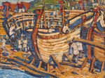 Roerich, Nicholas - Build the boats. Study