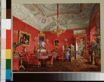 Hau, Eduard - Interiors of the Winter Palace. The Large Drawing Room of Empress Alexandra Fyodorovna