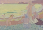 Denis, Maurice - On the Beach of Trestrignel