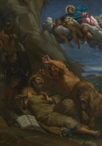 Carracci, Annibale - Christ appearing to Saint Anthony Abbot during his Temptation